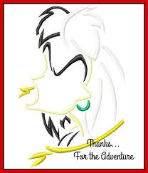 Buy Cruella Devil From 101 Dalmatians Sketch Digital Embroidery Machine  Applique Design File 4x4 5x7 6x10 Online in India
