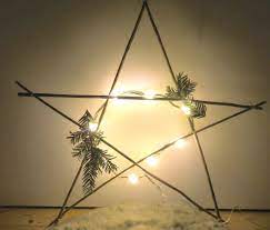 Eine supernova hat gewaltige gasmengen ins all geschleudert. Diy Stern Aus Asten Selbermachen Weihnachtsstern Aussen Weihnachtsdekoration Sterne