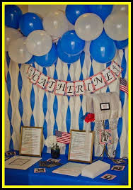 This is a great way to do things. Table Decoration Ideas For Farewell Party