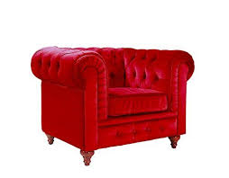 Robot Check Red Accent Chair Accent Chairs Velvet Living Room