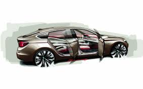 Bmw 5 Series Gran Turismo Concept Sketch Img 2 Jpg 1280 804 Bmw Concept Bmw Design Bmw