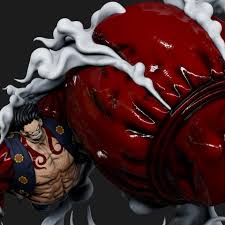 I can see luffy coming up with the idea for this gear fourth after fighting urouge. 3d Printable Model One Piece Luffy Gear 4 Figura