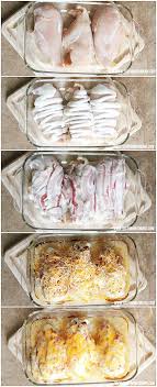 Easy Dinner Recipe 4 Ingredient Bacon Ranch Chicken Bake Recipes Cooking Food