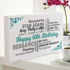 There are many women living their absolute best life at this age both mentally and. Personalised 60th Birthday Presents For Her Chatterbox Walls