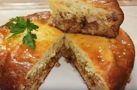 тесто на кефире для пирога с мясом в духовке Zalivnoj Pirog Na Kefire S Farshem In 2020