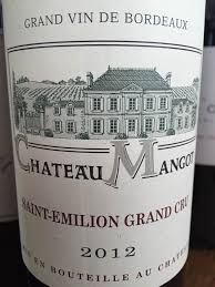 Vines with an average age of 35 years have produced a concentrated wine. Chateau Mangot 2012 Saint Emilion Grand Cru Vertdevin
