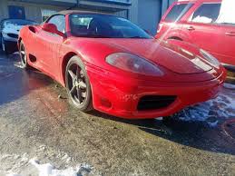 Maybe you would like to learn more about one of these? 2001 Ferrari 360 Spider For Sale Ma South Boston Mon Jan 13 2020 Used Salvage Cars Copart Usa