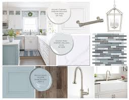 Coastal Kitchen Online Interior Design Moodboard Etsy In 2020 Interior Design Mood Board White Coastal Kitchen Online Interior Design