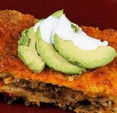 Mexican Lasagna With Ground Elk Realtree Camo Elk Recipes Ground Elk Recipes Ground Recipes