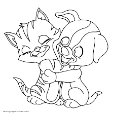 What does nature have to do with the weird things our domesticated dogs and cats do? Pet Coloring Pages Coloring Pages Printable Com