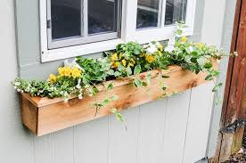 Diy tall wooden porch planter. Easy 15 Fixer Upper Style Diy Cedar Window Boxes Joyful Derivatives