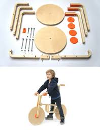 Ikea Parts For Stool Hacked To Build Bicycle Ikea Ikea Hack Kids Furniture