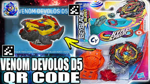 153 beyblade burst app qr codes hasbro beyblade beystadium launcher goo.gl/itfktg все коды бейблэйд бёрст. Qr Code Venom Devolos D5 Beyblade Burst Rise App Youtube
