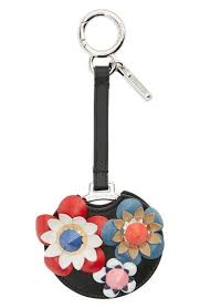 Fendi Flower Mirror Bag Charm Nordstrom Leather Flowers Bag Charm Leather Keychain