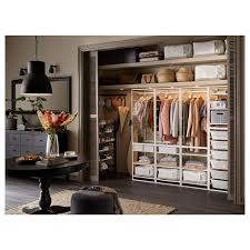 Jonaxel Rahmen Netzdrahtkorbe Kleidersta Bo Weiss Ikea Osterreich In 2021 Ikea Hallway Storage Closet Storage