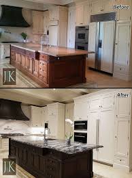 Look At Our Recent Richmond Hill Kitchen Renovation That We Did These Before And After Photos A Kitchen Cabinet Remodel Kitchen Transformation Custom Kitchens