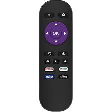 Roku ir remotes transmit a beam of infrared light to roku player and they require a direct line of sight with the player, and won't work if the signal is blocked by. Roku Replacement Remote 3 For Roku Streaming Media Players Only 1 2 3 4 Lt Hd Xd Xs No Pairing Required Doesn T Pair To Roku Stick Walmart Com Walmart Com