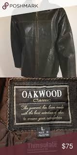 Thick Leather Biker Jacket Oakwood Motorcycle Thick Leather Jackets Leather