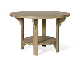 48 inch round patio dining set. Leisure Lawns Outdoor 48 Inch Round Poly Outdoor Dining Table From