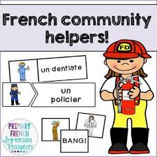French Community Helpers Flashcards Word Wall Cards And Games Community Helpers Community Helpers Kindergarten Word Wall Cards