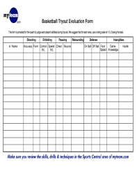 Sign, fax and printable from pc, ipad, tablet or mobile with pdffiller ✔ instantly. Basketball Tryout Forms Pdf Fill Out And Sign Printable Pdf Template Signnow