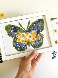 Buy the timeless frames® pressed flowers framed wall décor at michaels.com. Buterfly Painting Real Pressed Flower Framed Art Wall Decor Pressed Flower Art Pressed Flower Crafts Pressed Flowers