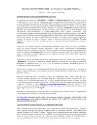 Prin completarea datelor in formularul de creare de cont si/sau de comanda cumparatorul declara si accepta neconditionat ca datele sale personale sa fie incluse in baza de date a ident, inregistrata. 2