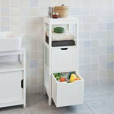 We suggest you to choose this wall mount curio cabinet, with the white finish and glass. Sobuy Bathroom Storage Cabinet Unit With 1 Shelf And 2 Drawers Frg127 W Uk For Sale Online Ebay