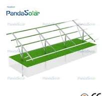 OEM Aluminum Ground Single Pole Solar Panel Mounting Structure Solar Bracket