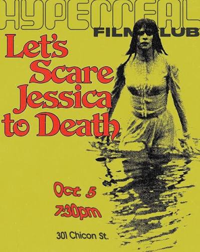 Next Monday ~ LET'S SCARE JESSICA TO DEATH An underrated classic of 1970s  horror cinema with one of the best lead actress performances of all time.  Part of our weekly DISCOVERY ZONE
