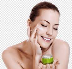 Products labeled with the natural seal from the natural products association (npa) are guaranteed to be natural and safe for the environment. Smiling Woman Holding Green Glass Container Natural Skin Care Anti Aging Cream Moisturizer With Beauty Skin Care Products Cream Face Png Pngegg