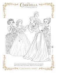 Cinderella always has courage and kindness as her mother told her and kept that promise. New Disney S Cinderella Coloring Pages And Activity Sheets