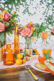 Citrus Inspired Photo Shoot From Anna Delores Photography Orange Wedding Decorations Citrus Wedding Rustic Wedding Decor