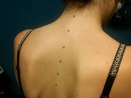 back dermal anchors neck tattoo dermal piercing back piercings