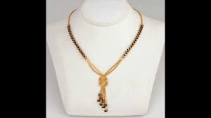 #3 daily wear short mangalsutra designs in gold. Gold Short Mangalsutra Design Youtube