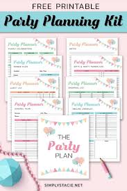 It contains a variety of categories related to party planning, such as invitation and rsvp card printing, table and chair rentals, decorations, and refreshment costs. 9 Free Party Planning Printables To Keep You Organized Simply Stacie