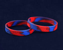 Red Blue Silicone Bracelets Wholesale Pulmonary Fibrosis Silicone Bracelets Red Bracelets Bracelets