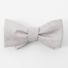 Bhldn Linen Row Grey Bow Tie Men S Bow Ties Mens Tie Bar Grey Bow Tie Tie Bar