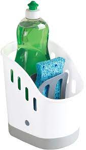 Big kitchen counter sponge holder provides plenty of space for your sink accessories like brushes, sponges, and soap the kitchen sink caddy silicone design keeps counters clean and free of soapy water runoff. Amazon Com Kitchen Sink Organizer Sink Caddy For Kitchen Organization Kitchen Sponge And Brush Holder And Organizer Kitchen Utensil Trays