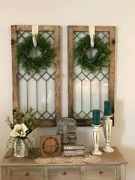 Use These As Shutters Beside My Mirrored Window I Love It Farmhouse Decor Living Room Hall Decor Farmhouse Wall Decor