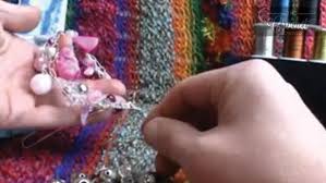 Use 2 barbecue sticks and rotate them you will get consistently round loops for the crochet look. Learn How To Crochet Wire With Beads