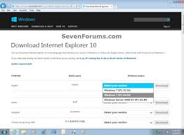 Windows 10, version 1809 and later versions, windows 8.1, windows server 2012 r2, windows 7, windows server 2008 r2 original kb number: Internet Explorer 10 Enable 32 Bit Or 64 Bit Ie10 In Windows 7 Windows 10 Forums