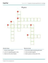 Many of the puzzles which you purchase from online stores can only be printed off. Physics Free Crossword Puzzle Worksheets Happi Papi
