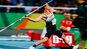 Speerwurf (speerwerfen, englisch javelin) ist eine disziplin der leichtathletik, bei der ein speer nach einem anlauf möglichst weit zu werfen ist. Speerwurf Olympiasieger 2016 Thomas Rohler Offizielle Website