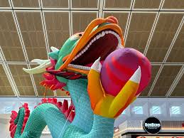 Inflatable Replica Dragon to celebrate the Year of the Dragon.