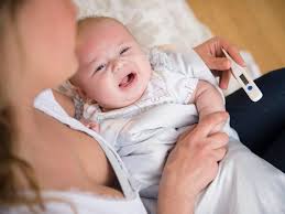 A fever is the body's way of killing off germs by raising the body's temperature. 5 Ways To Bring Down Your Baby S Fever With Medicine A Cold Compress And More