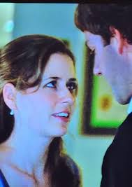 Her eyes freak me out when she looks up at Jim like this! 😬😆