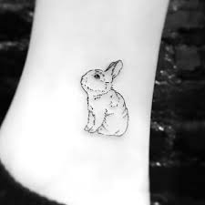 45 Cute Fine Line Tattoo Ideas Rabbit Tattoos Bunny Tattoo Small Toe Tattoos