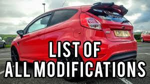 There are plenty of aftermarket performance parts available and one of the most popular is the blowoff valve. Ford Fiesta St Line Red Edition Modified Aesthetic Mods List And Show Off Youtube