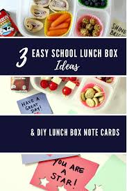 Maybe you would like to learn more about one of these? 3 Easy School Lunch Ideas Diy Lunch Box Notes Elle Olive Co